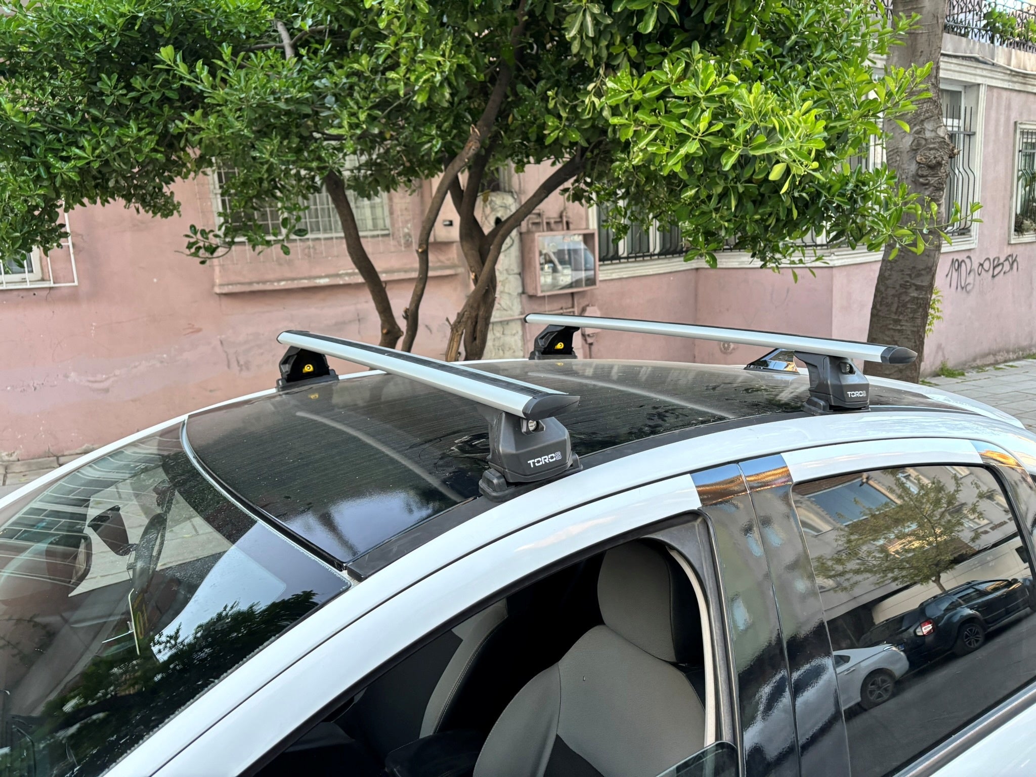 For Citroen C3 A51 2009-2016 Roof Rack Cross Bars Fix Pro Roof Alu Black