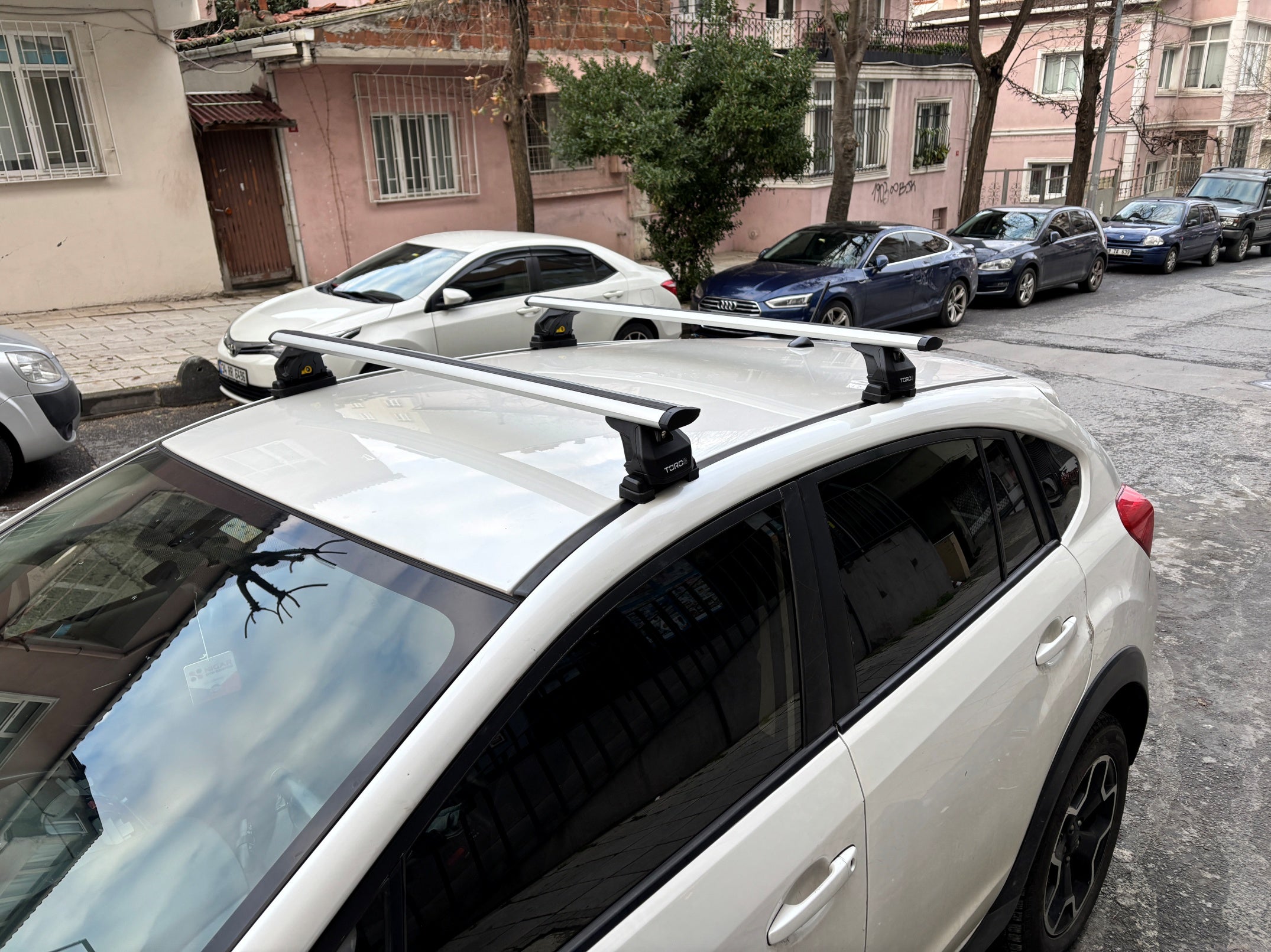 Subaru WRX 2019-2025 Roof Rack Cross Bar Fix Point Pro Fix Black