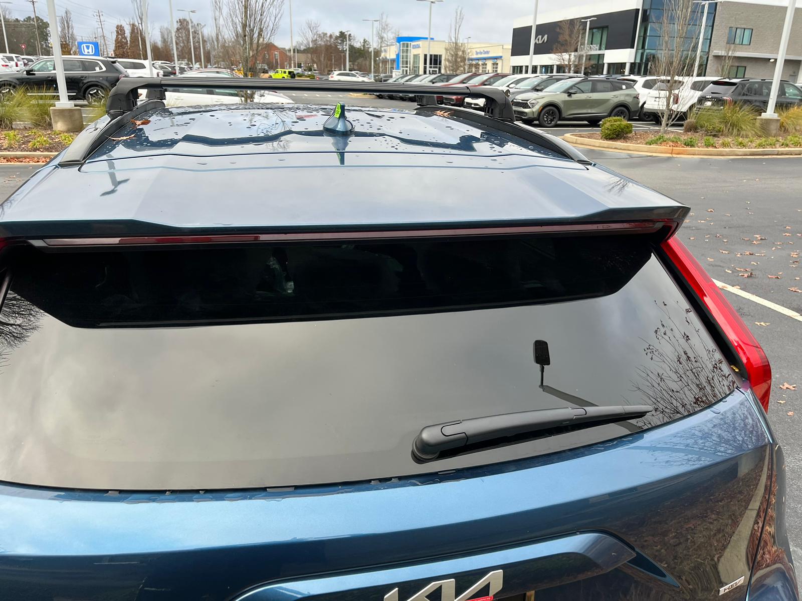 For Kia Niro 2017-Up Roof Rack Cross Bars Flush Rail Alu Silver