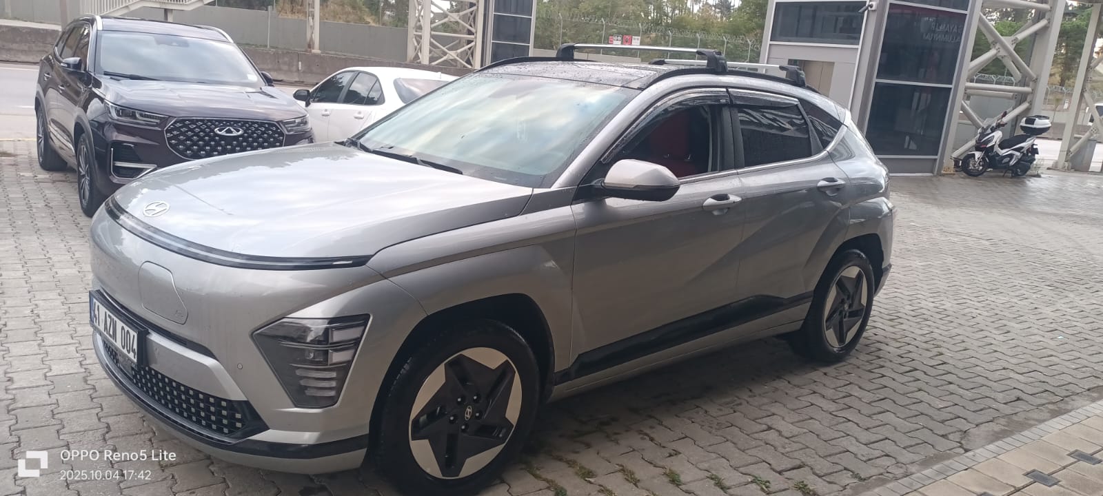 For Hyundai Kona 2017-2025 Roof Rack Cross Bars Flush Rail Silver