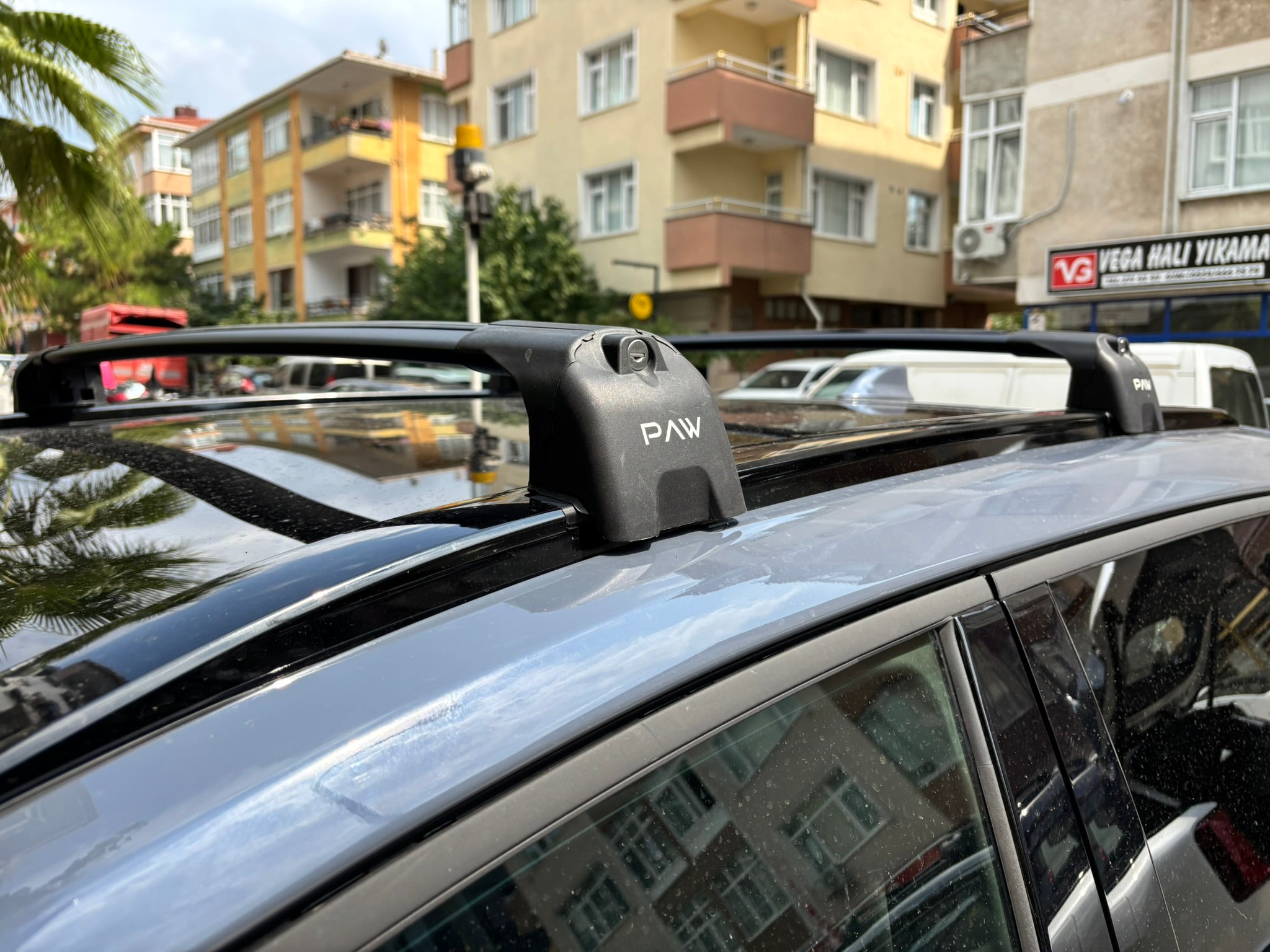 For Subaru Solterra Roof Rack Cross Bars Flush Rail Black
