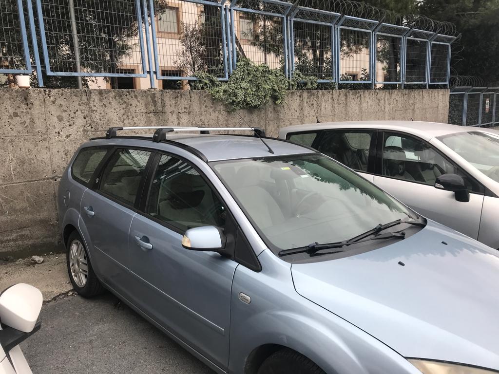 For Ford Focus Estate C346 (2008-2011) Roof Rack Cross Bars T-Track, Silver