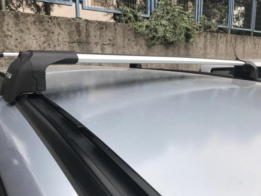 For Ford Focus Estate C346 (2008-2011) Roof Rack Cross Bars T-Track, Silver