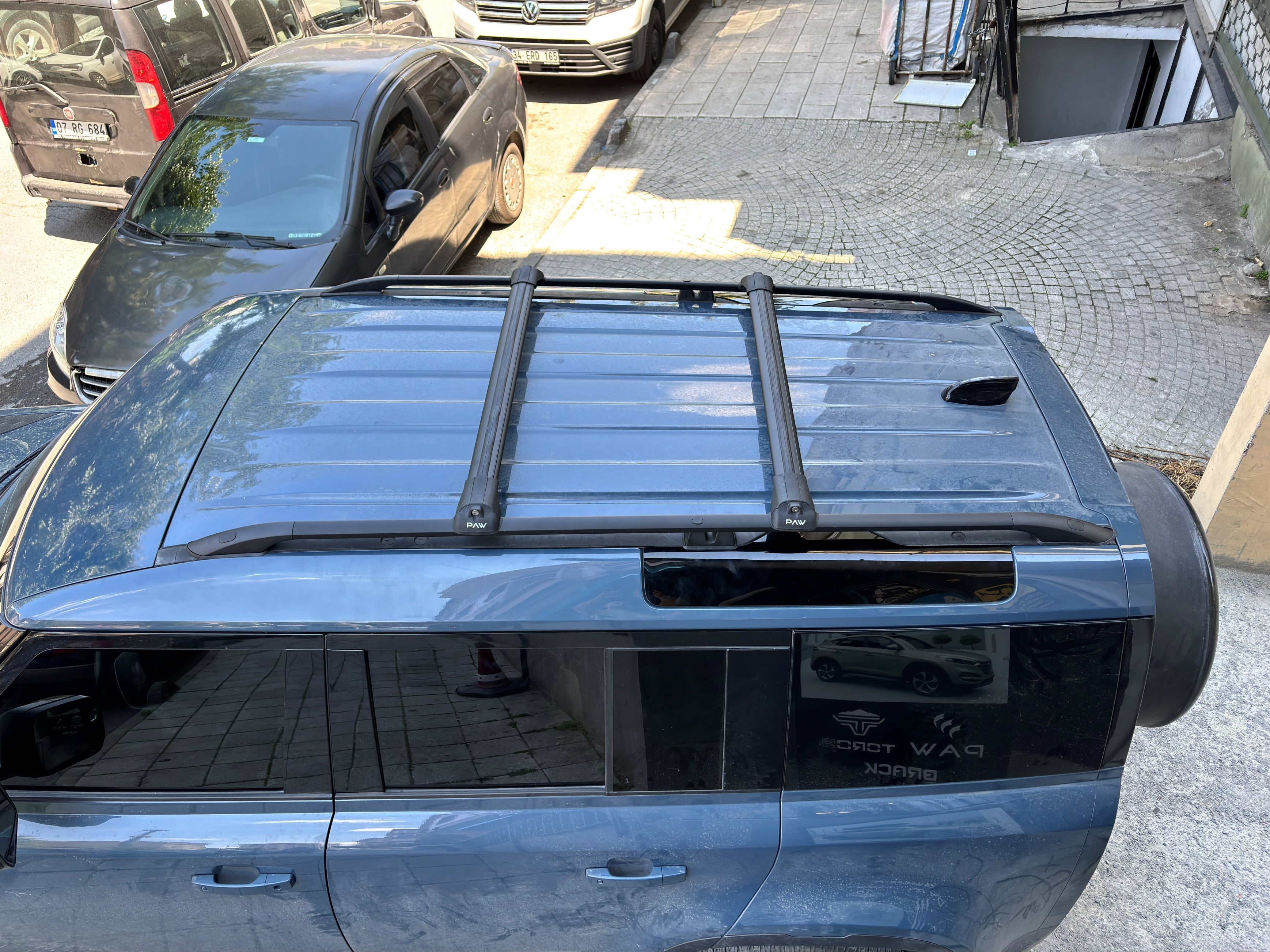 For Land Rover Defender 110 Roof Rails - Black 2020-2025 Plus Series