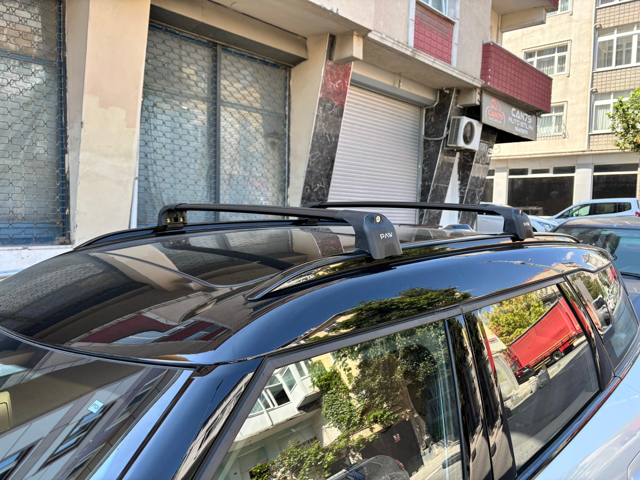 For Mini Countryman U25 2023-2025 Roof Rack Cross Bars Metal Bracket Flush Rail Black