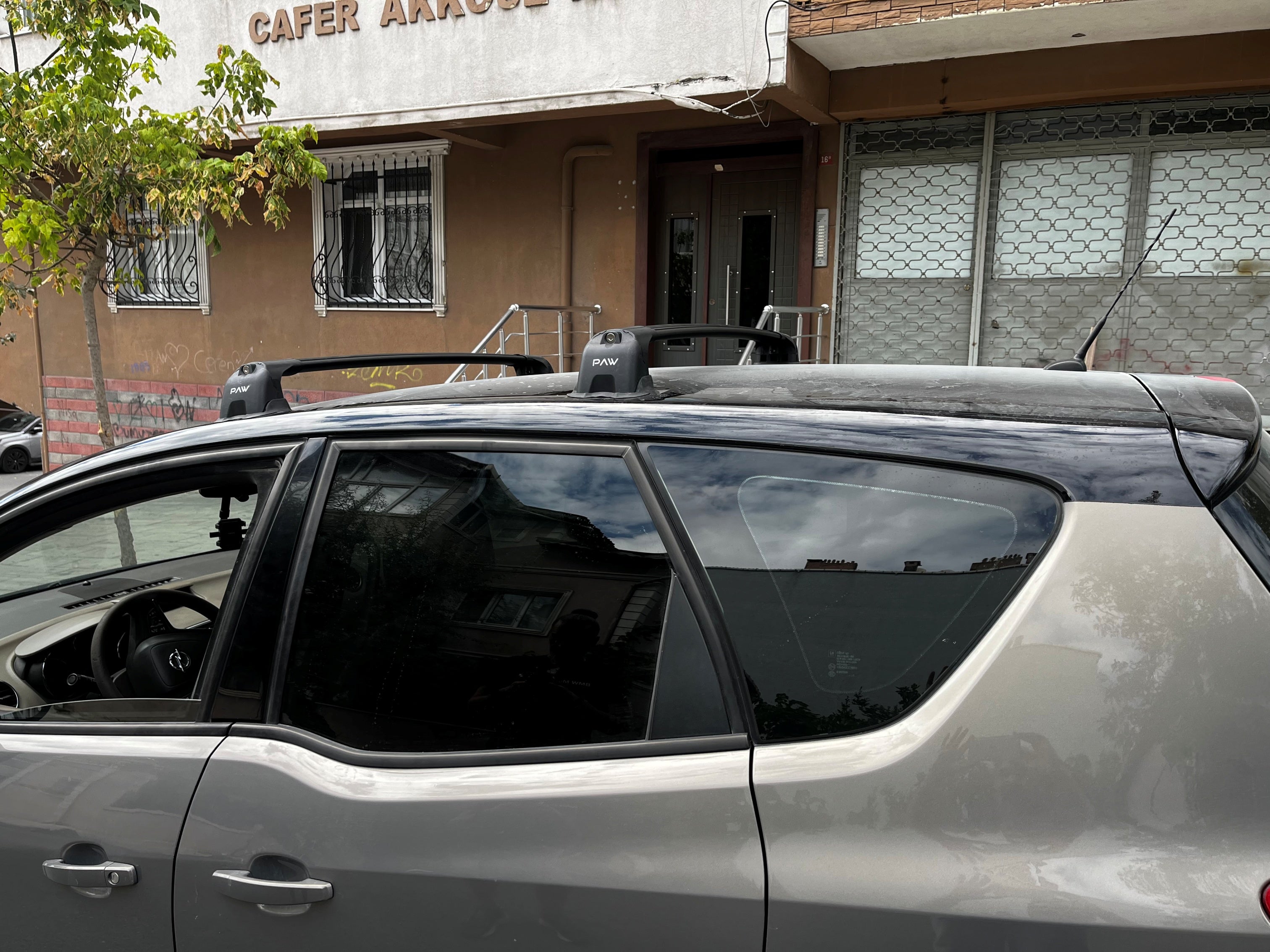 For Opel Meriva B (2014-2018) Roof Rack System Carrier Cross Bars Aluminum Silver