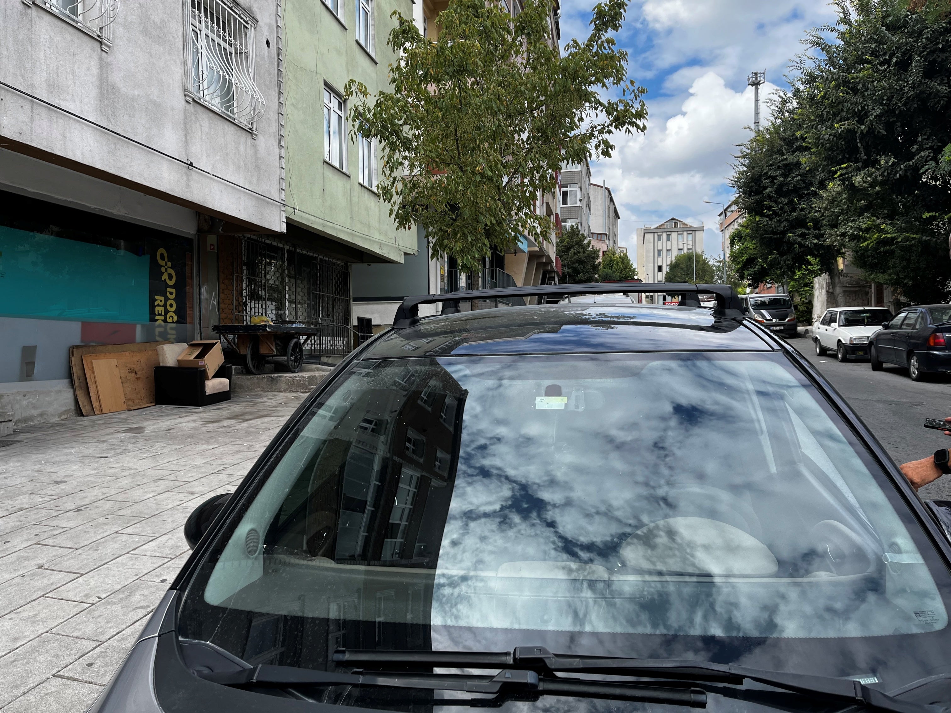 For Opel Meriva B (2014-2018) Roof Rack System Carrier Cross Bars Aluminum Silver