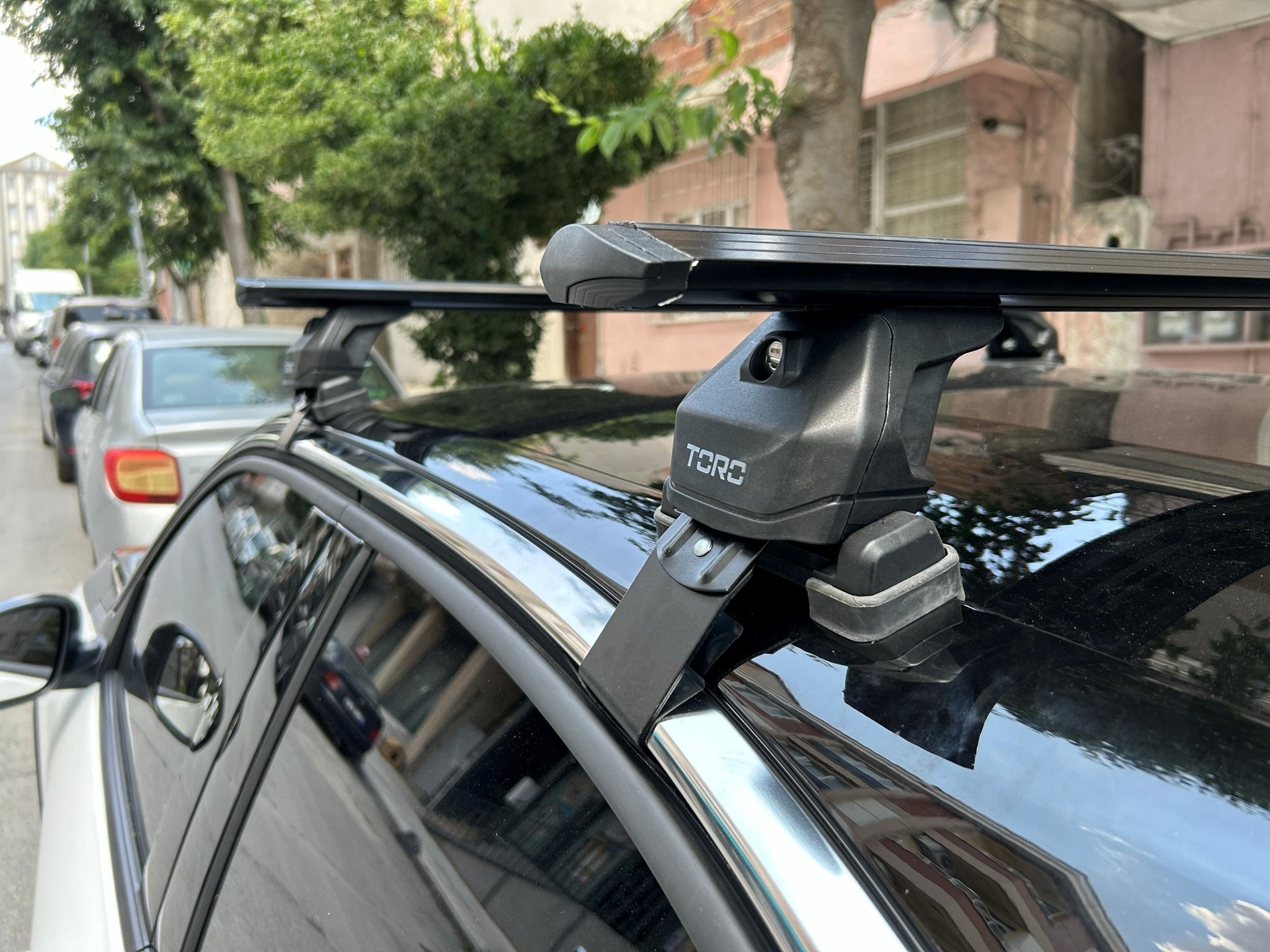 Compatible with Vauxhall Mokka vehicle Normal Roof Rack Cross Bars Spacial Series Pro 4 Silver Color 2020- Up