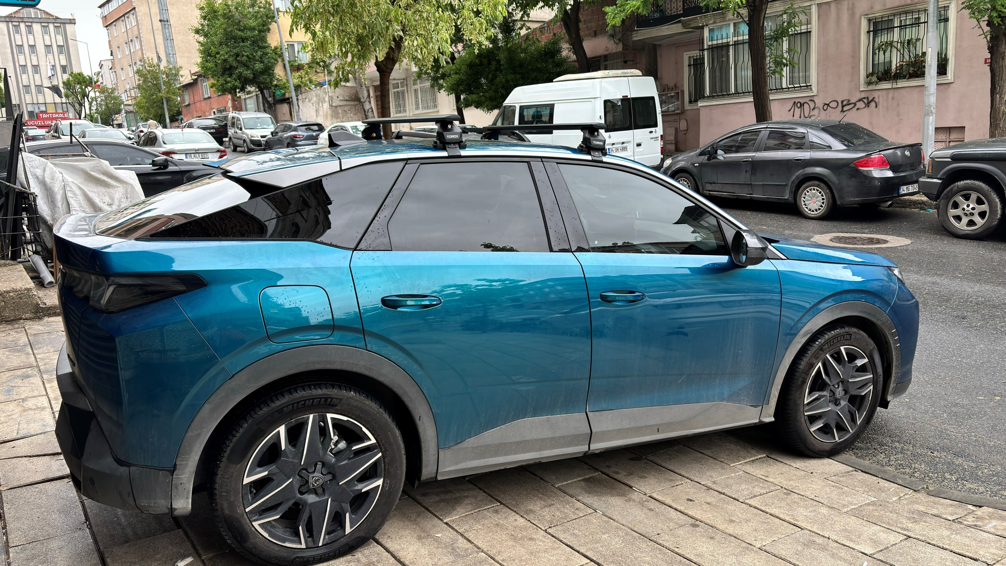 For Peugeot 3008 2024- Up Roof Rack Cross Bars Normal Roof Black