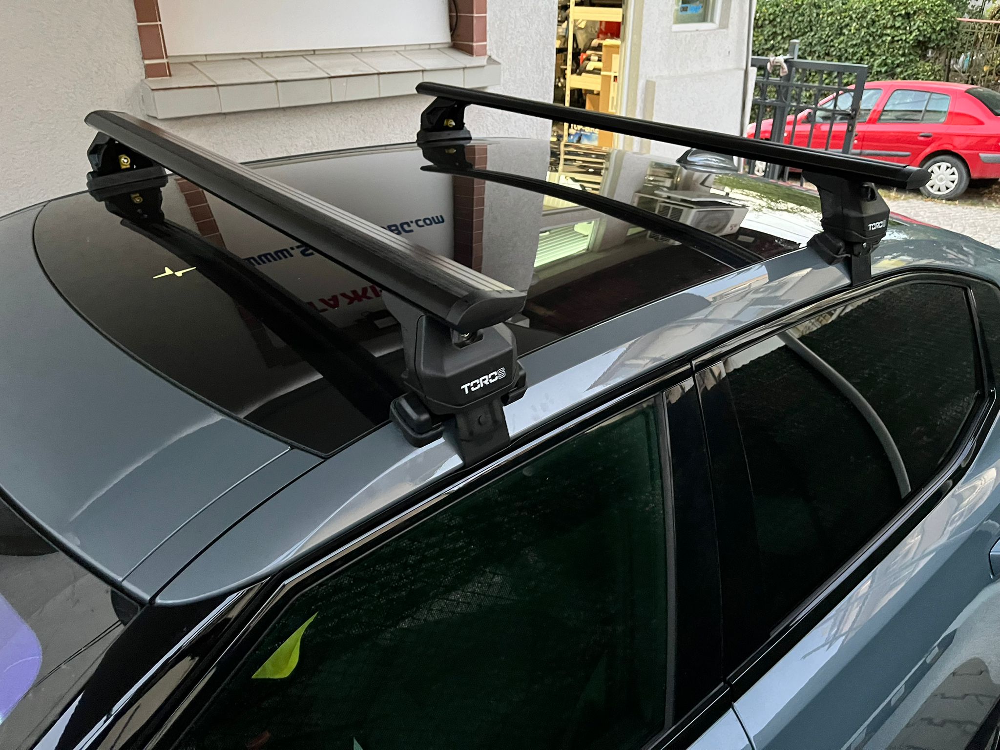For Polestar Polestar 2 2020-2025 Roof Rack Cross Bars Normal Roof Alu Silver