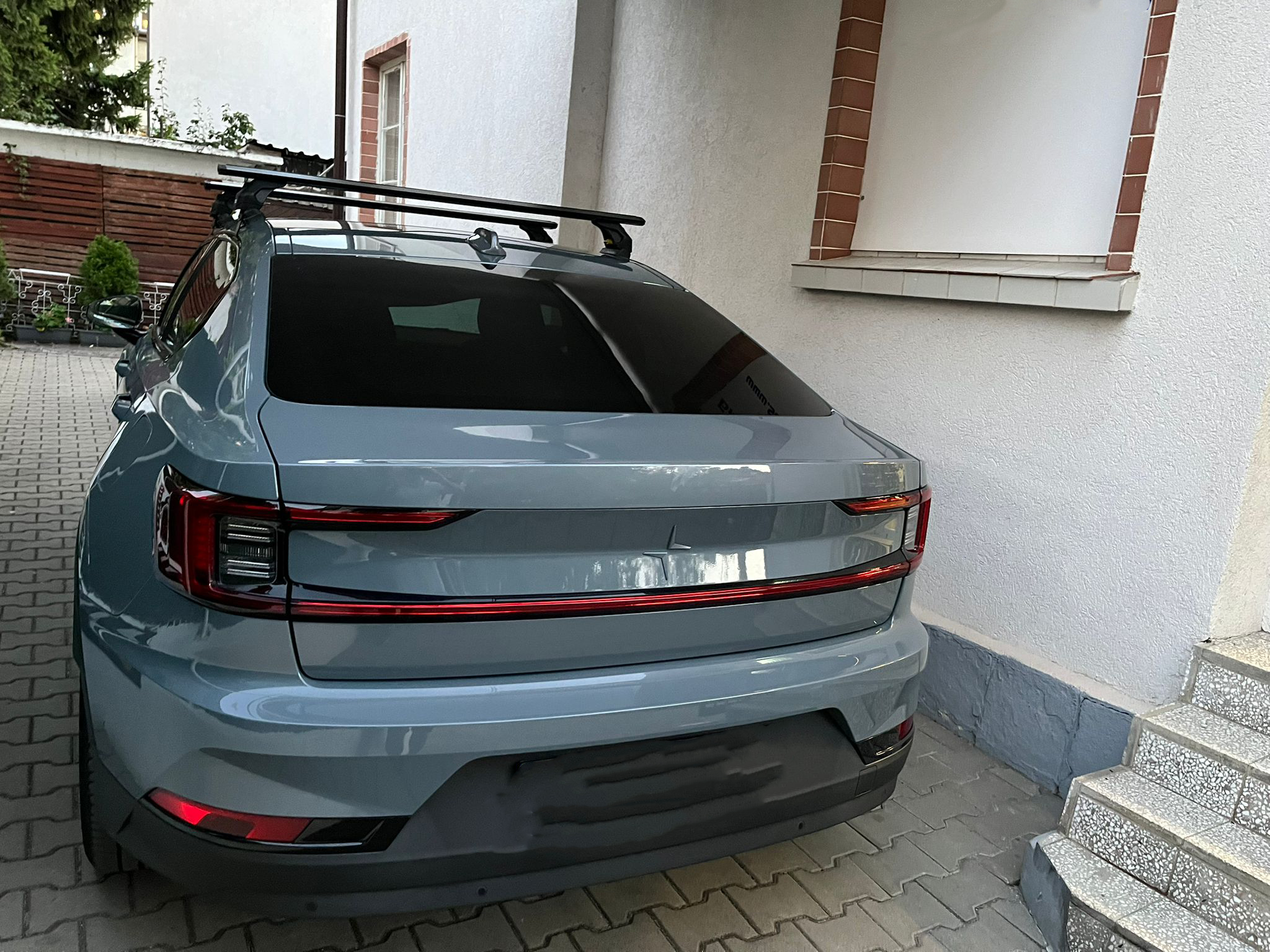For Polestar Polestar 2 2020-2025 Roof Rack Cross Bars Normal Roof Alu Silver
