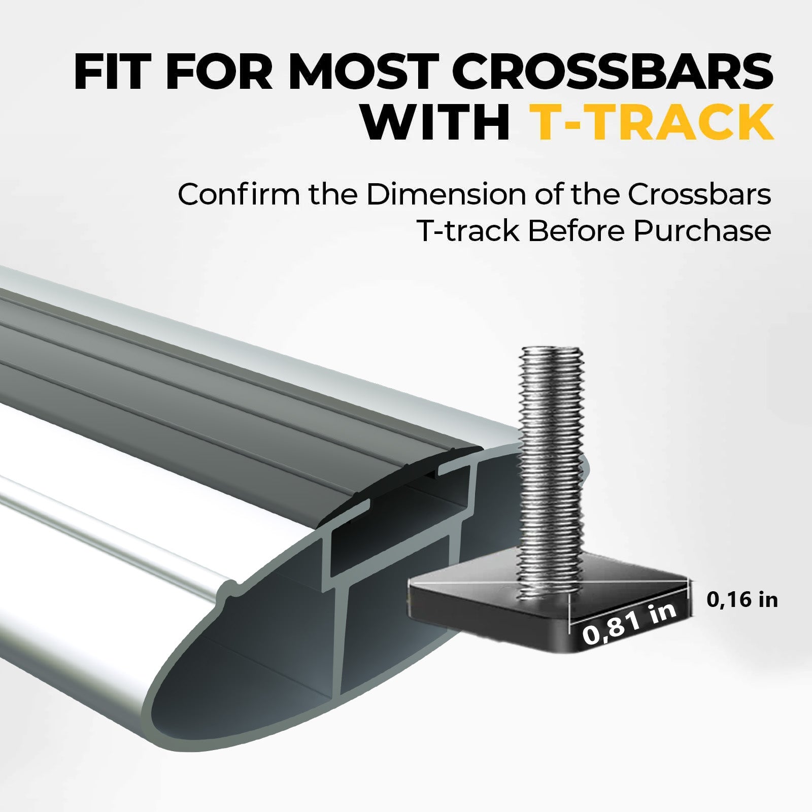 For Mercedes Benz GLC Coupe 2015-2022 Roof Rack Cross Bars Fix Point Alu Silver