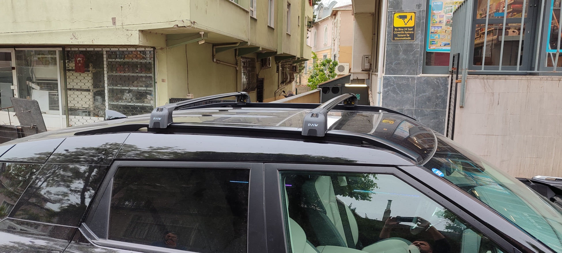 For KGM Musso EV Roof Rack System, Aluminium Cross Bar, Flush Rail, Black