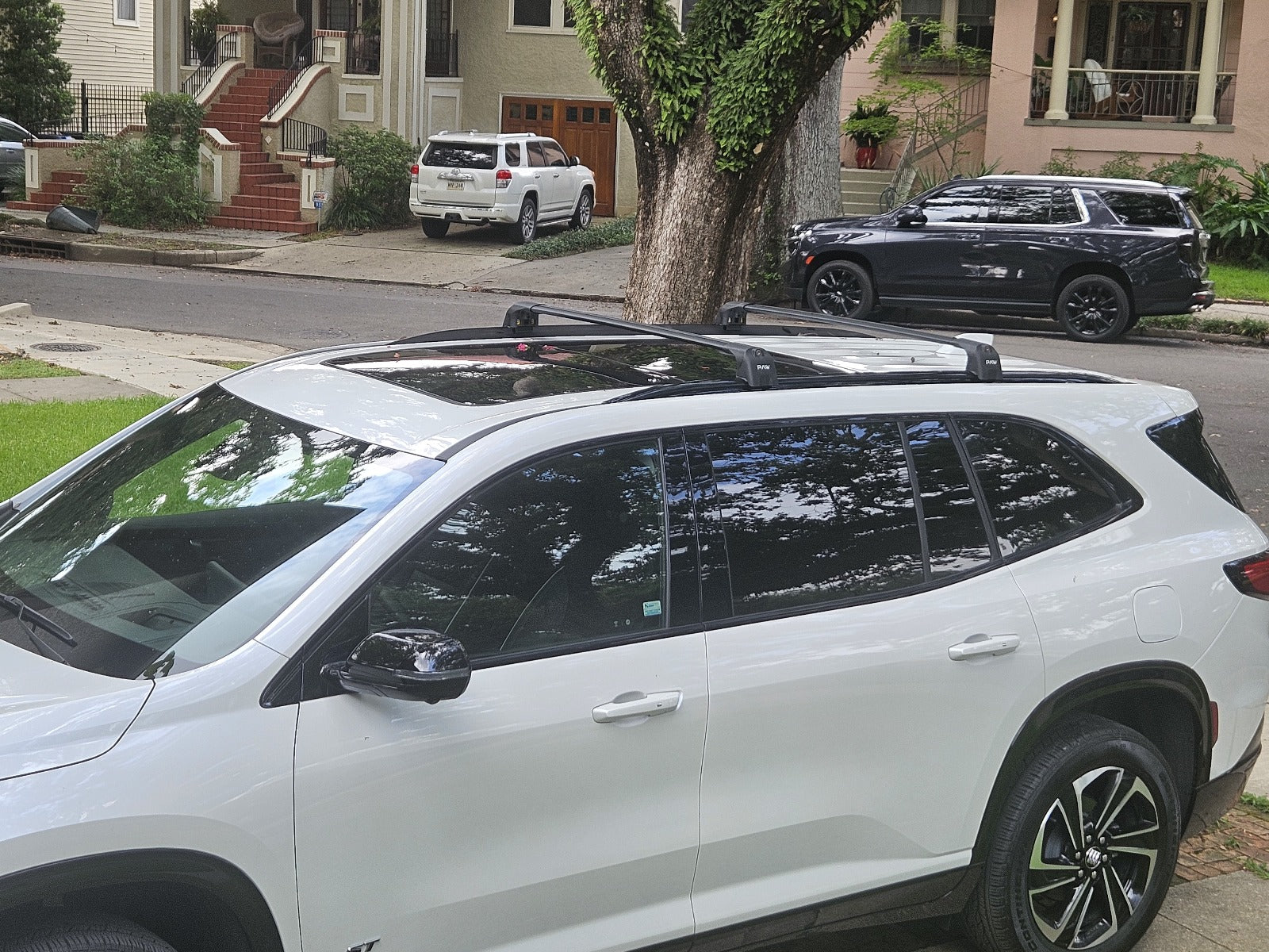 For Hyundai ioniq 9 Roof Rack Cross Bars Flush Rails Alu Black