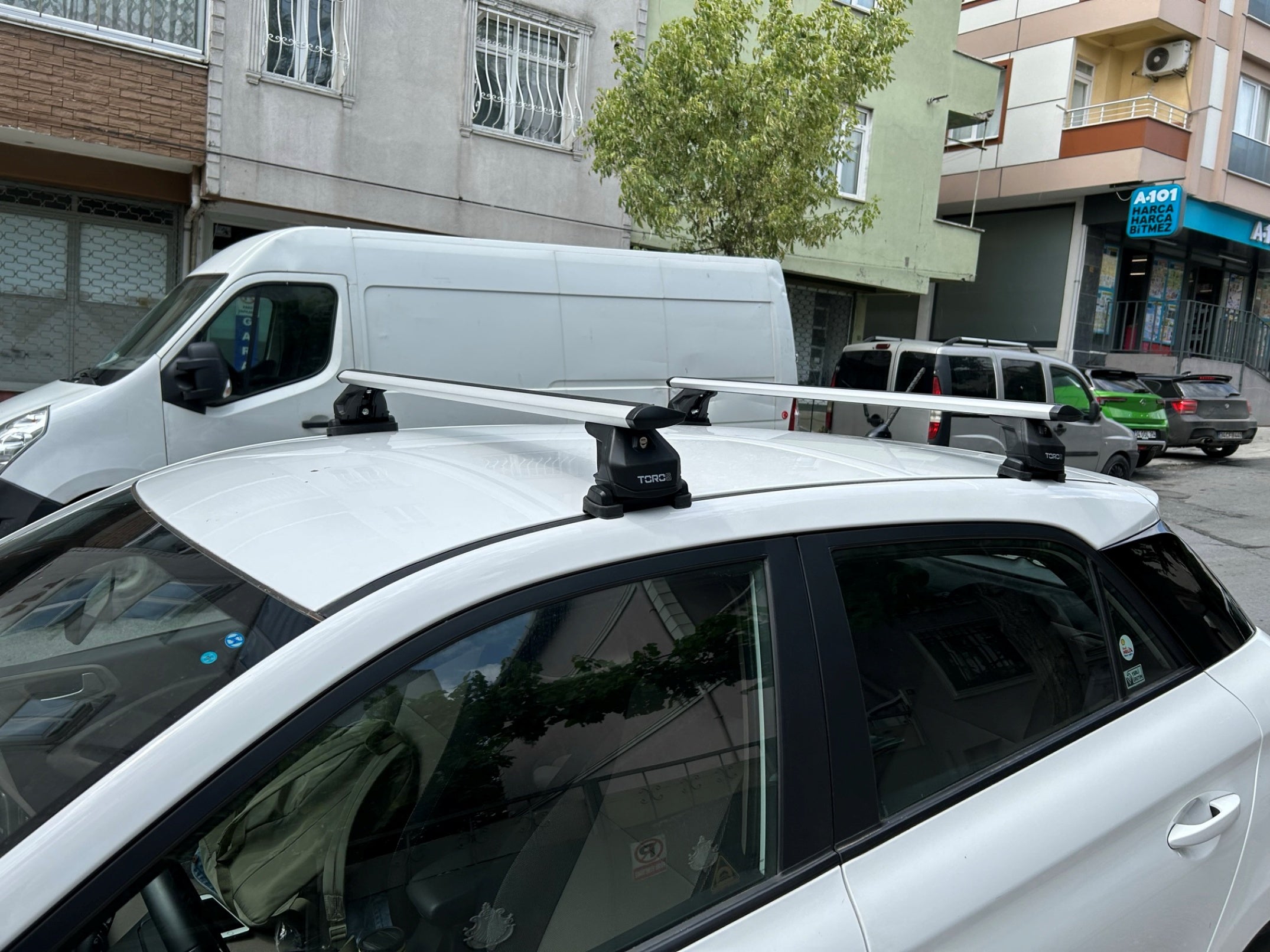 Roof Rack Cross Bars Compatible with 2012-2024 Honda CR-V Without Roof Rails Silver