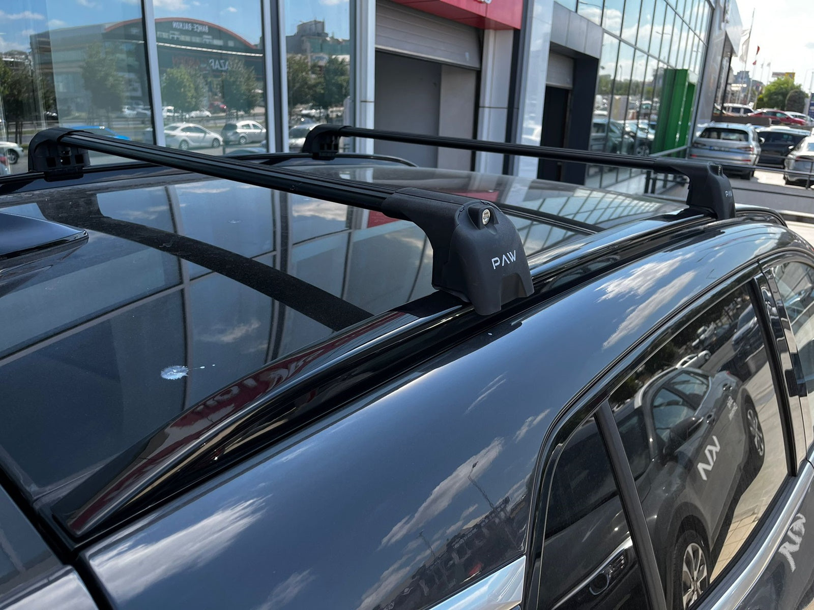 For Hyundai Kona 2017-2025 Roof Rack Cross Bars Flush Rail Black