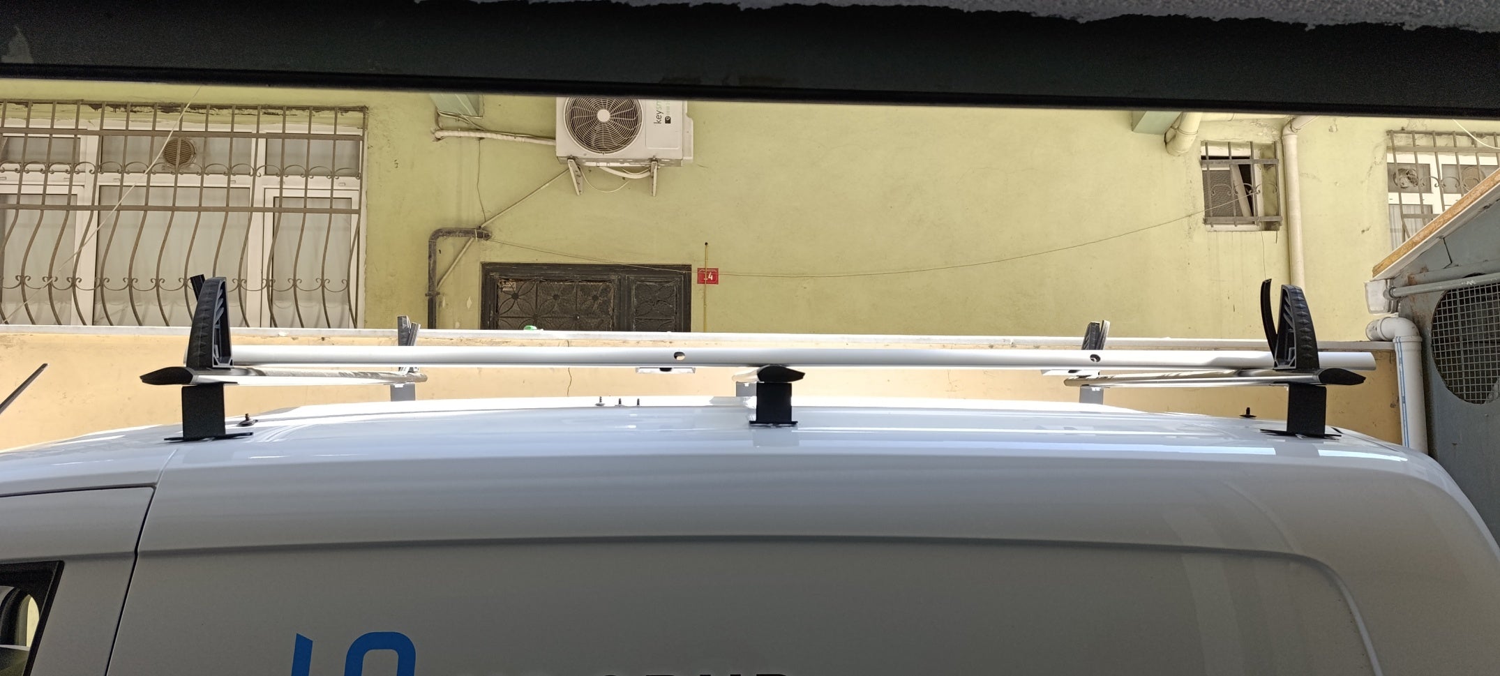 For Renault Kangoo Ladder Roof Rack System Carrier Cross Bars Aluminum Silver 2021-Up