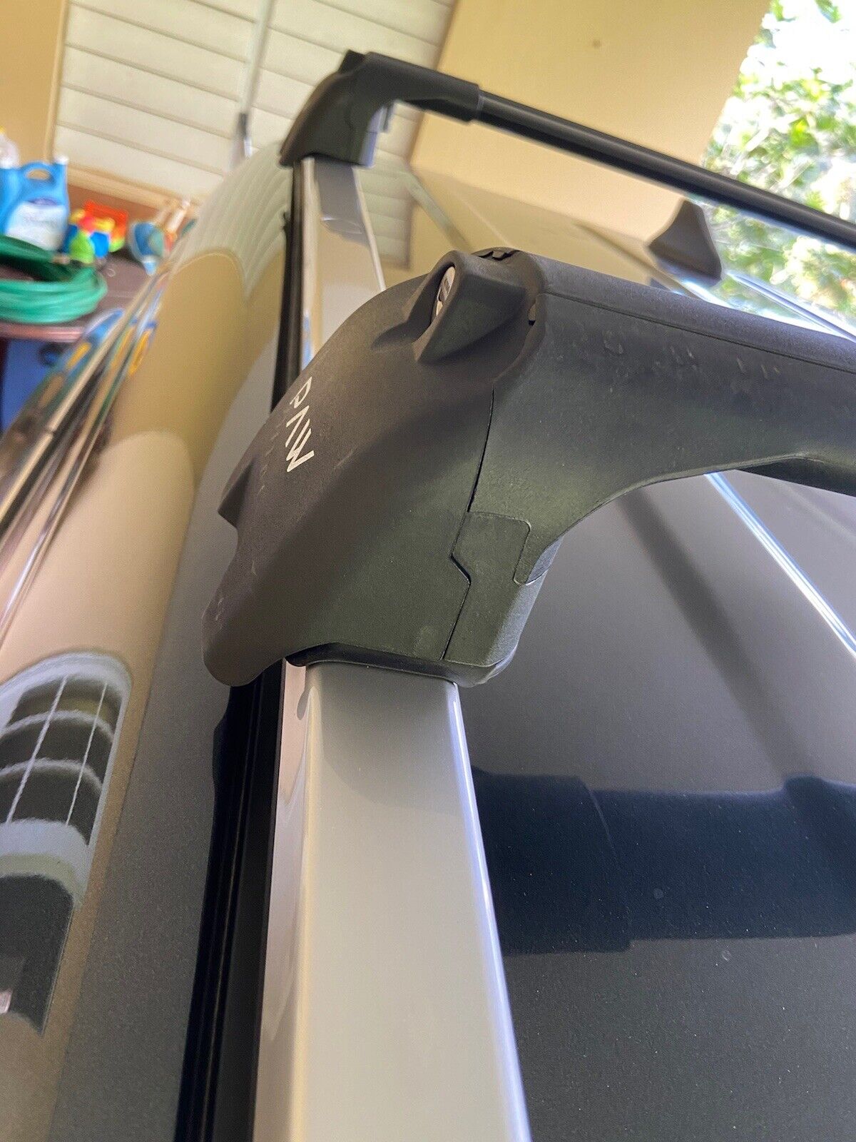 For Kia Seltos Roof Rack Cross Bars Flush Rail Alu Silver