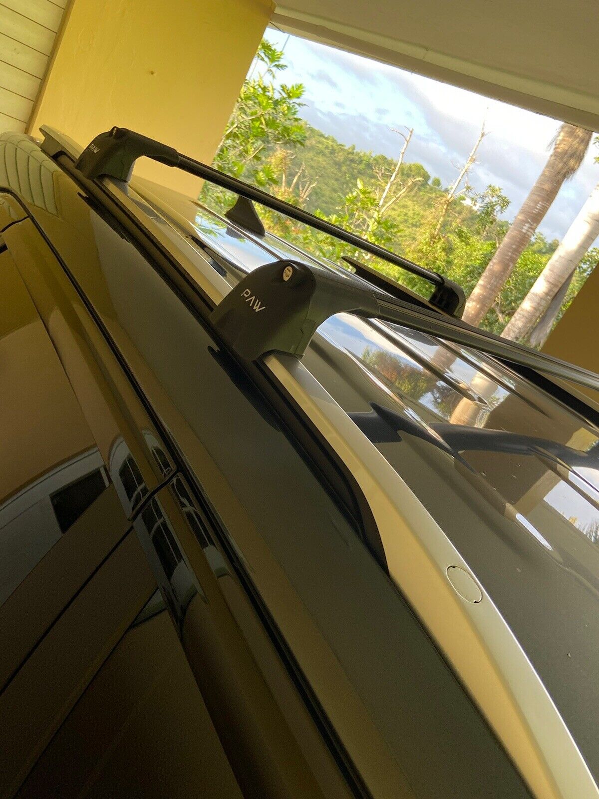 For Kia Seltos Roof Rack Cross Bars Flush Rail Alu Silver