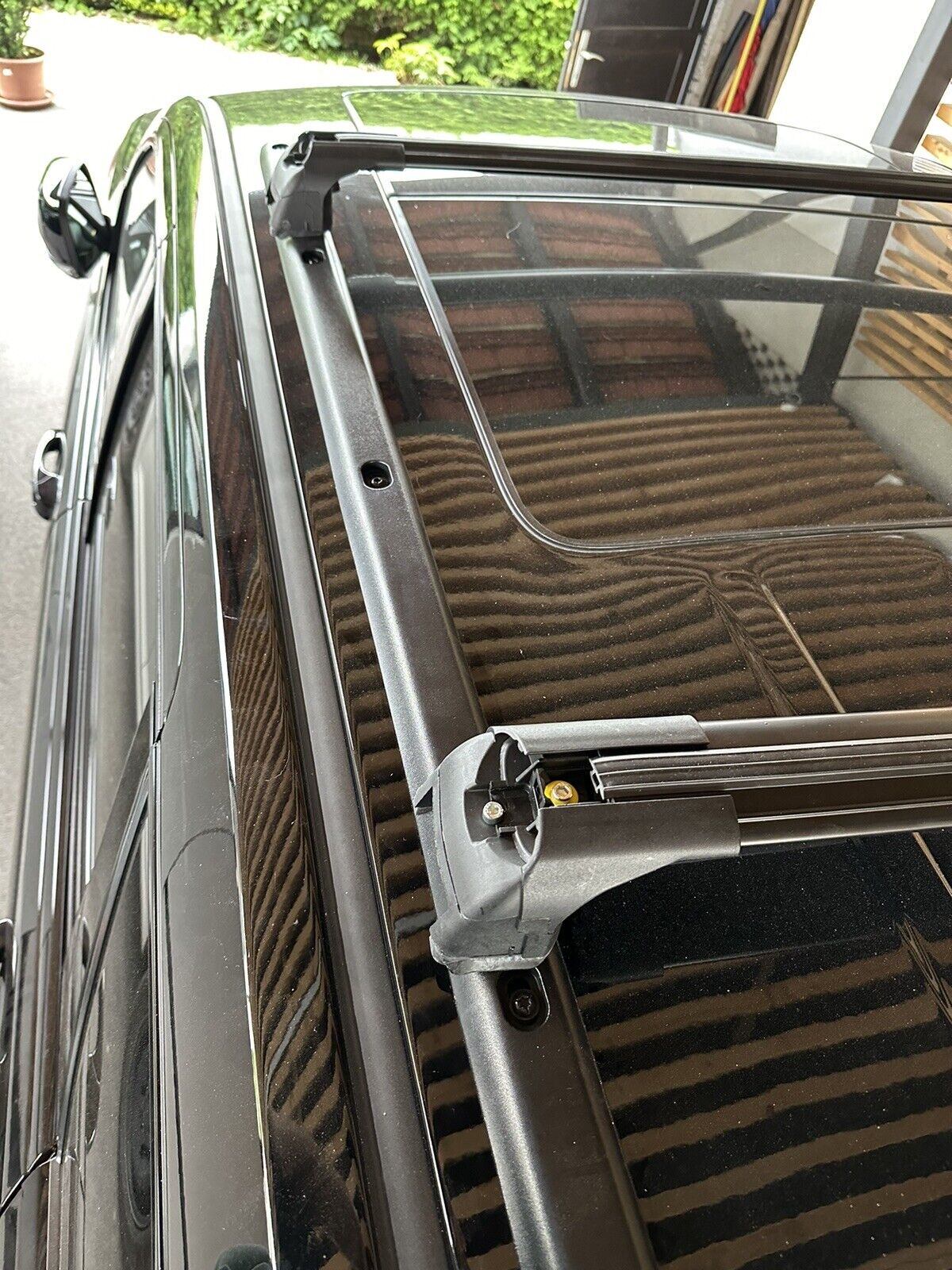 For Jeep Grand Cherokee WK2 SRT 2011-2020 Roof Rack Cross Bars Flush Rail Black