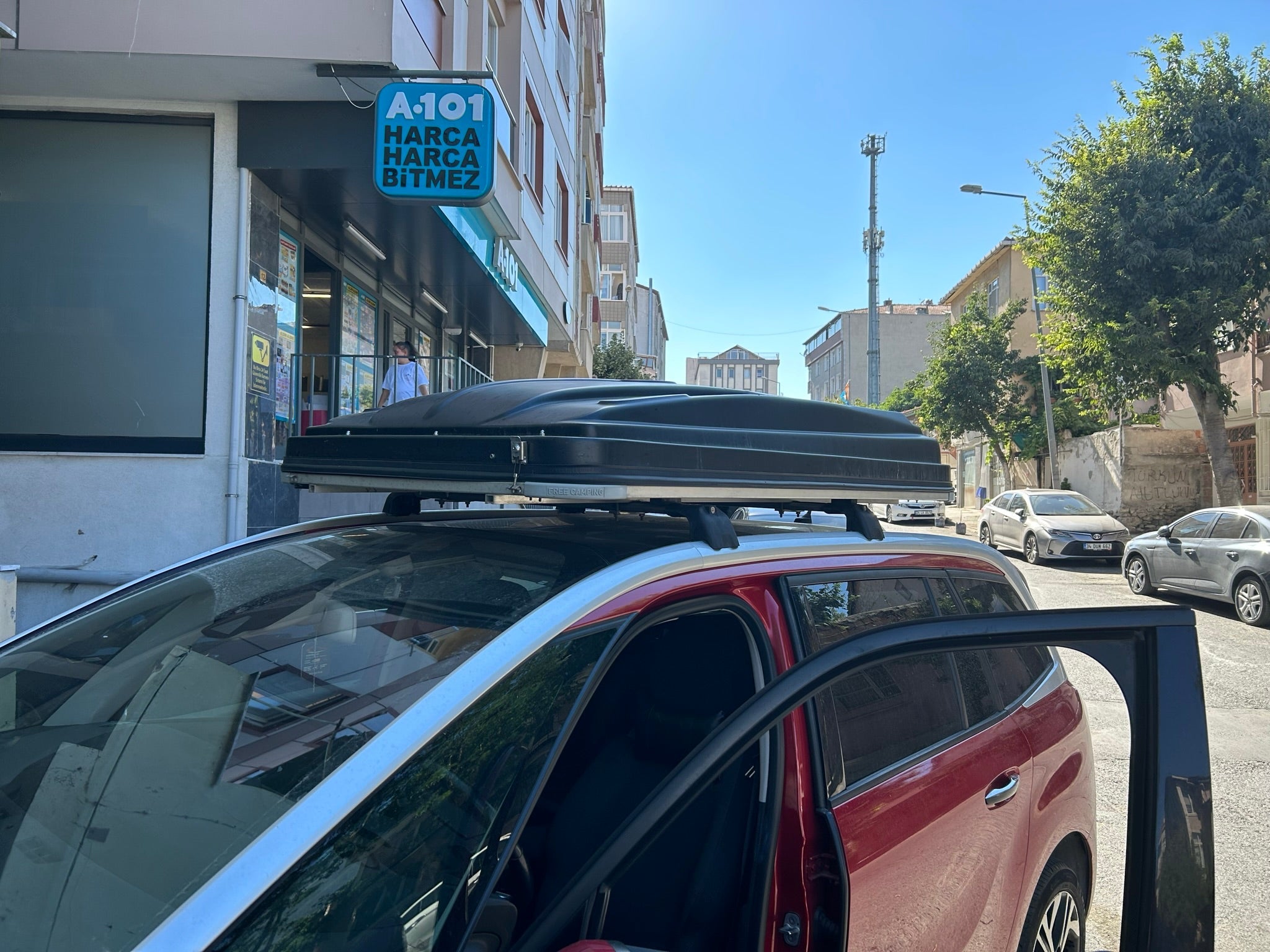 For Citroen C4 Grand Spacetourer Roof Rack System, Aluminium Cross Bar, Metal Bracket, Lockable, 2018-Up Black
