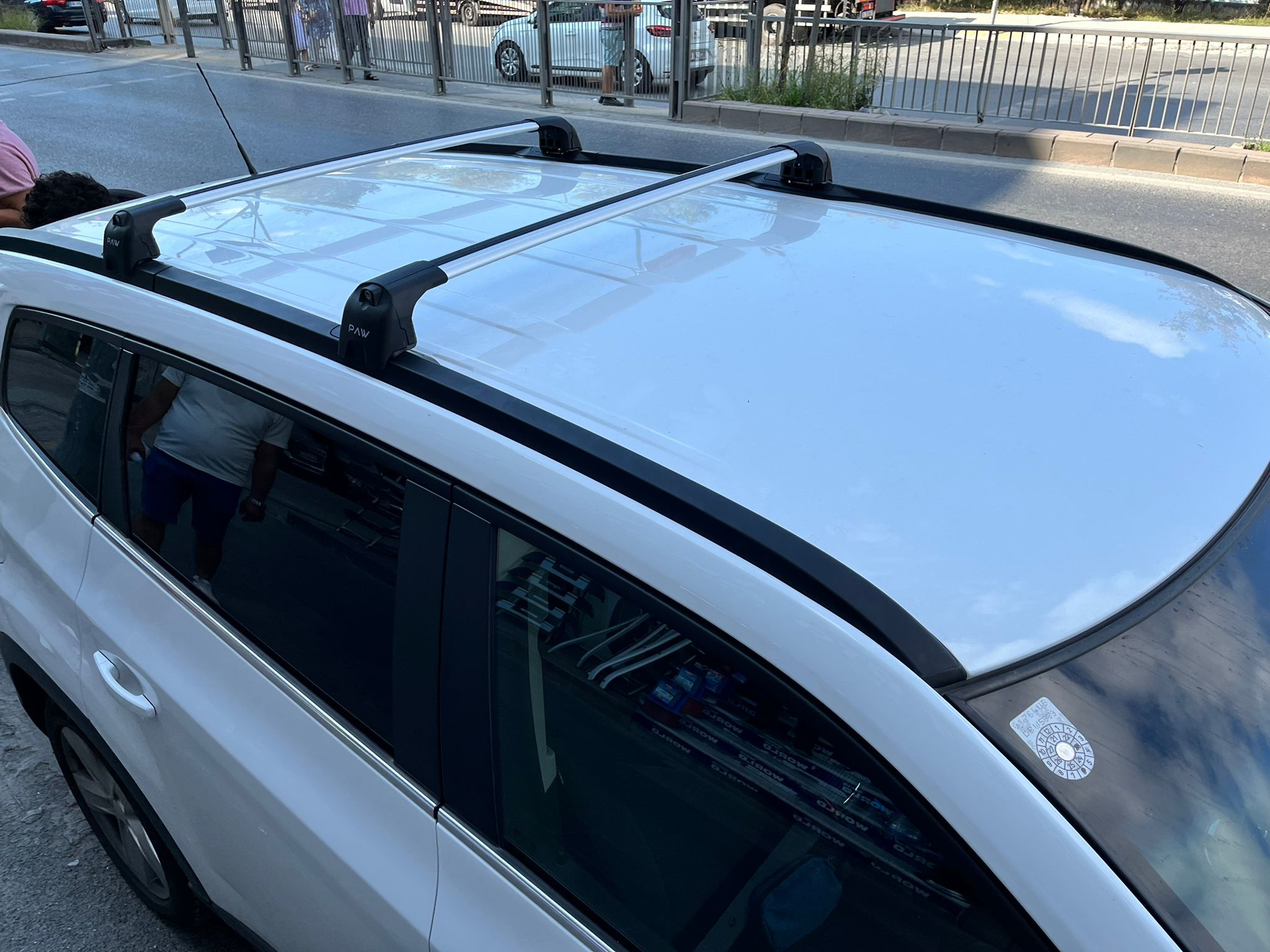 to fit Chevrolet Orlando Racks Cross Bars Rails Top Carrier Alu Silver 2012-2015