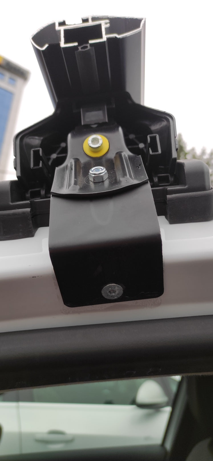 For Renault Clio 5 Roof Rack System Carrier Cross Bars Aluminum Lockable High Quality of Metal Bracket Silver