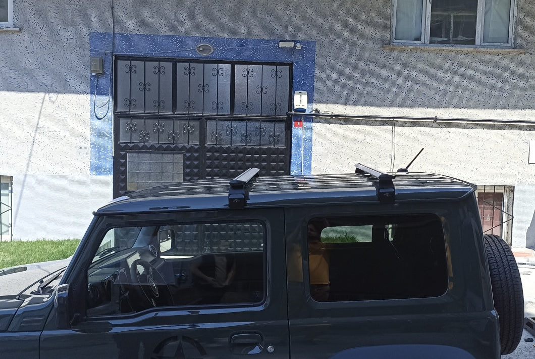 Jeep Gladiator JT Roof Rack Bars For Vehicles With Rain Gutters Black Color Pro 5