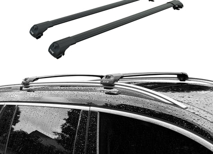 For Mercedes GLB (X247) 2019-2026 Roof Rack Cross Bars Raised Rail, Silver