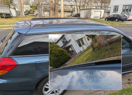 For Subaru Legacy Estate 2003-09 Roof Rack Cross Bars Flush Rail Alu Silver Type 2