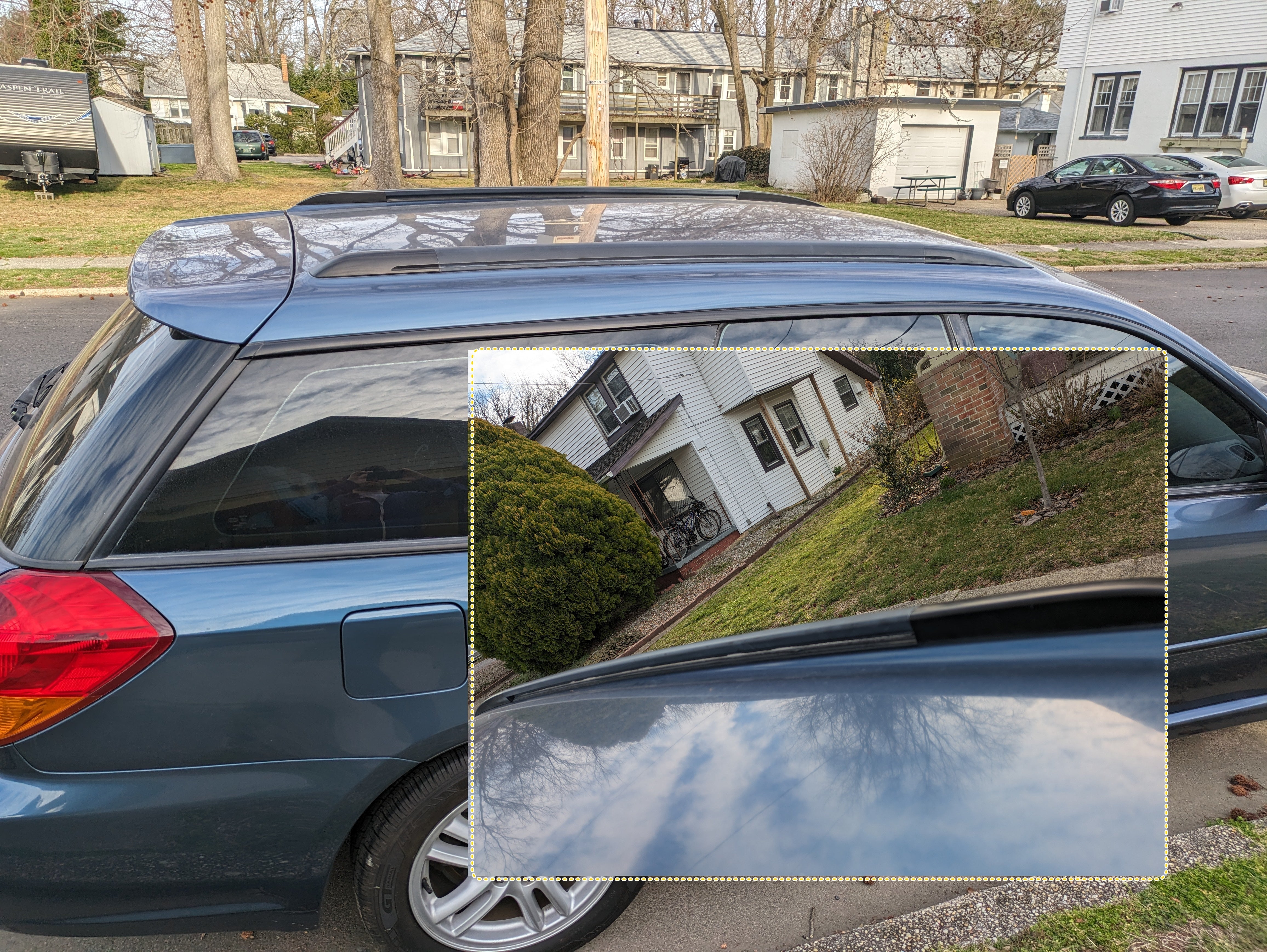 For Subaru Legacy Estate 2003-09 Roof Rack Cross Bars Flush Rail Alu Silver Type 2