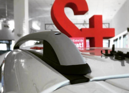 For Toyota Rav 4 Roof Side Rails Ultimate Style Alu Black 2013-2019