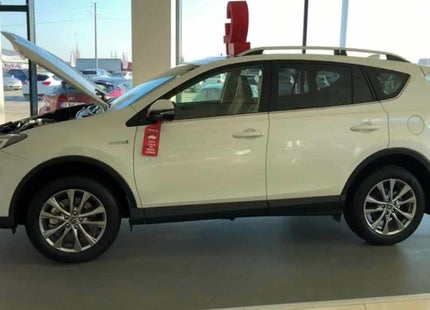 For Toyota Rav 4 Roof Side Rails Ultimate Style Alu Silver 2013-2019