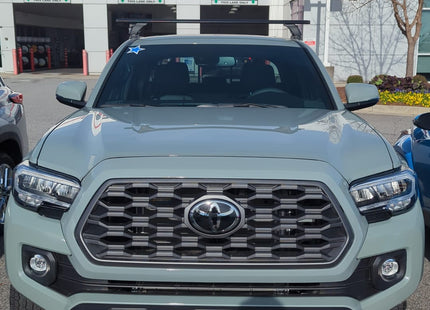 For Toyota Tacoma 2016-Up Roof Rack Cross Bars Normal Roof Alu Silver