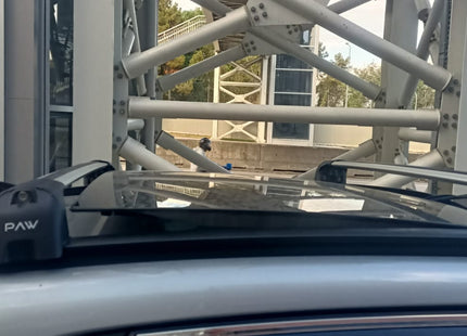 For Hyundai Bayon (2021-2025) Roof Rack Cross Bars Flush Rail, Black