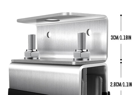 ProMaster, Boxer, Jumper, Ducato Roof Mount Kit / 304 Grade Stainless steel mushroom head adapter