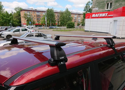 For Kia Soul 2021-Up Roof Rack Cross Bars Normal Roof Alu Black