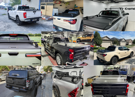 For Toyota 4Runner (N120/30) Roof Rack Cross Bars Fix Channeled Alu 1990-1995 Black