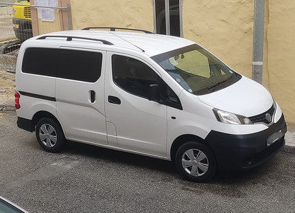 For Nissan NV200 2009-2025 Aluminium Roof Side Rails Plus Black