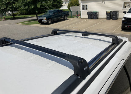 For Jeep Grand Cherokee WK2 2011-2021 Roof Rack Cross Bars Flush Rail Alu Black