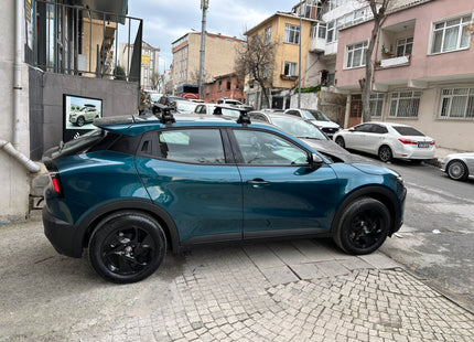 For Alfa Romeo Junior Roof Rack System, Aluminium Cross Bar, Normal Roof, Silver