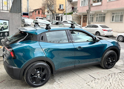 For Alfa Romeo Junior Roof Rack System, Aluminium Cross Bar, Normal Roof, Silver