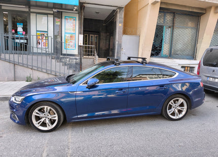 For Audi A5 Sportback 2017-2024 Roof Rack Cross Bars Black