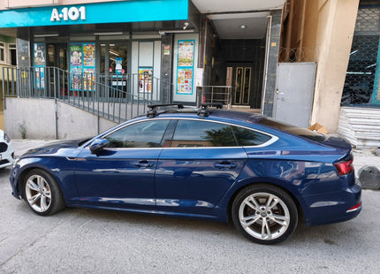 For Audi A5 Sportback 2017-2024 Roof Rack Cross Bars Black