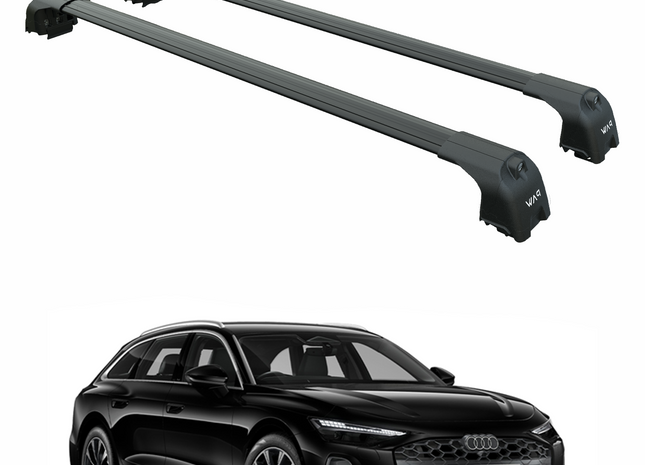 For Audi A6 Avant C9 Roof Rack Cross Bars - Aluminum Flush Rail System (2018-2024)