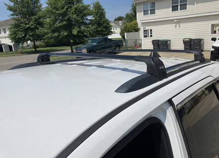 For Jeep Grand Cherokee WK2 2011-2021 Roof Rack Cross Bars Flush Rail Alu Black