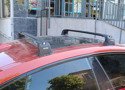 For Bmw 2 Coupe G42 2021-2025 Roof Rack Cross Bars Fix Point Black