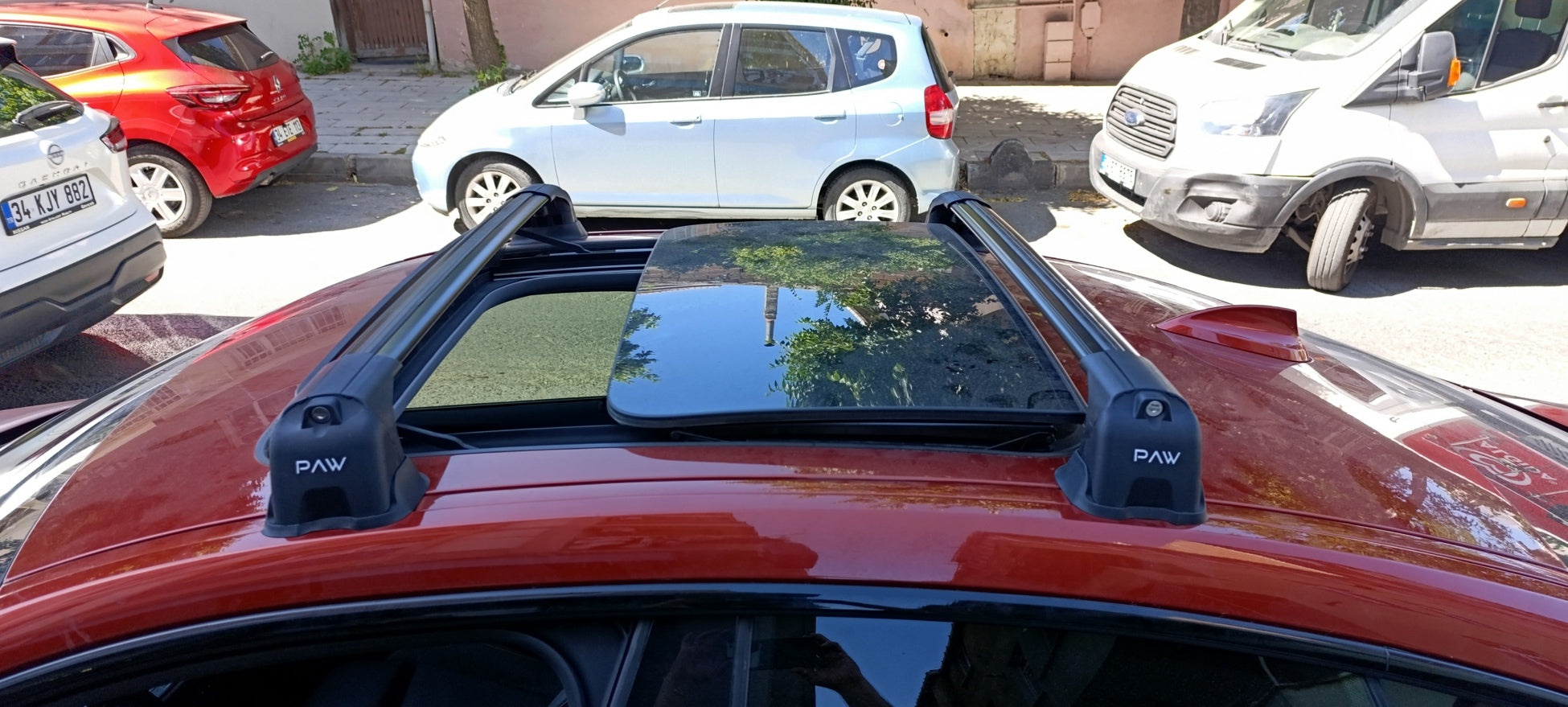 For Bmw 2 Coupe G42 2021-2025 Roof Rack Cross Bars Fix Point Silver