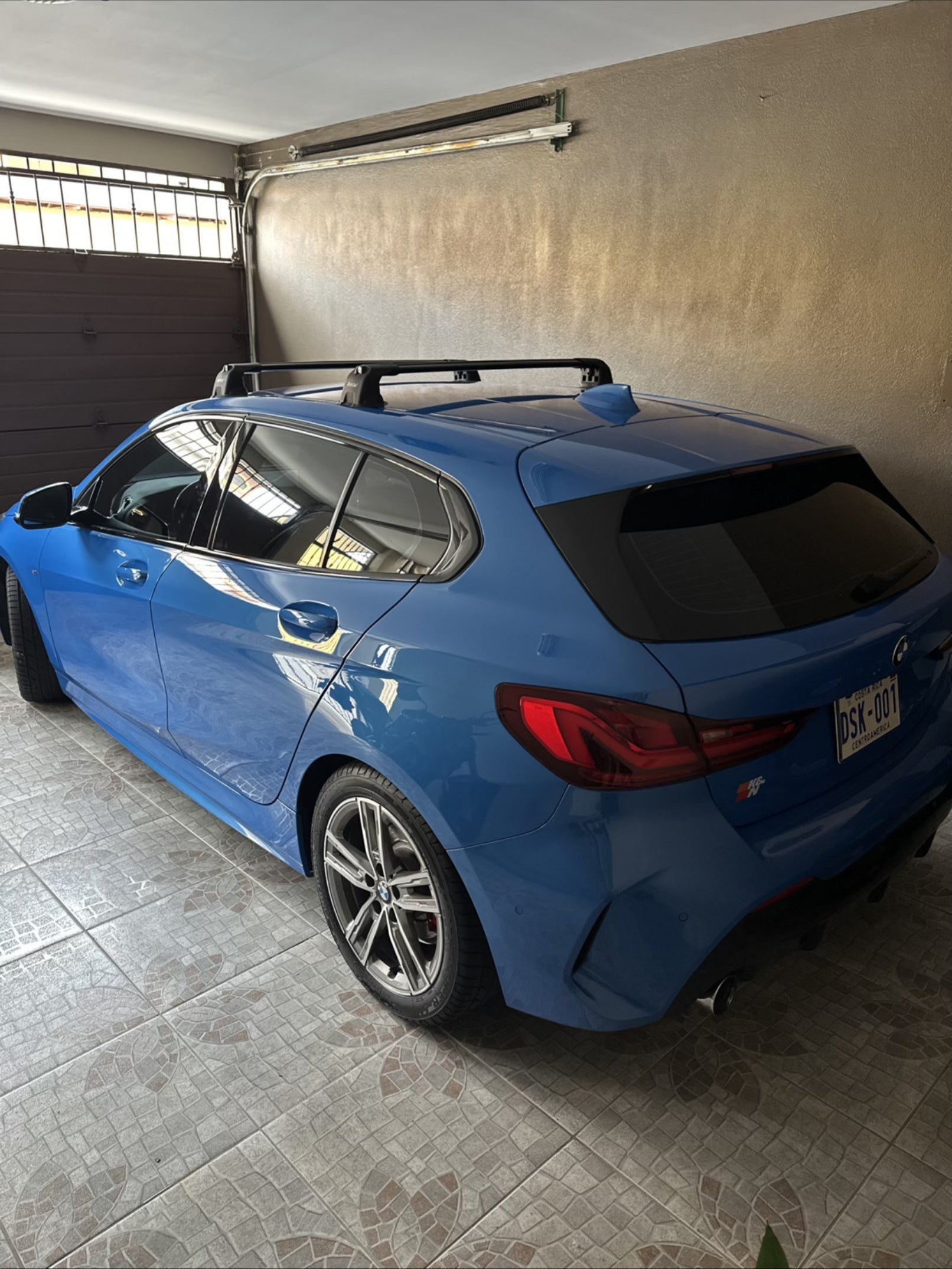 For BMW 1 Series F40 2020-Up Roof Rack System, Aluminium Cross Bar, Metal Bracket, Fix Point, Silver