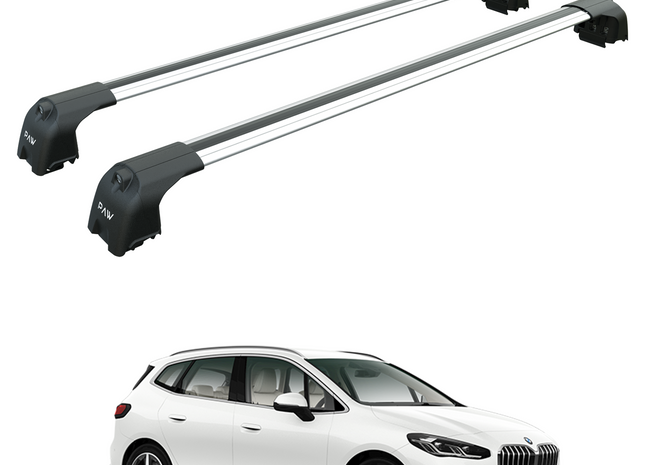 For Bmw 2 Active Tourer F46 2022-2025 Roof Rack Cross Bars Flush Rail Silver